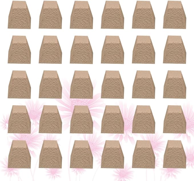 100 Pcs Biodegradable Paper Pot Nursery Cups Organic Peat Plant Containers for Seedlings Vegetables Fruit Cultivation Garden Starter Kit