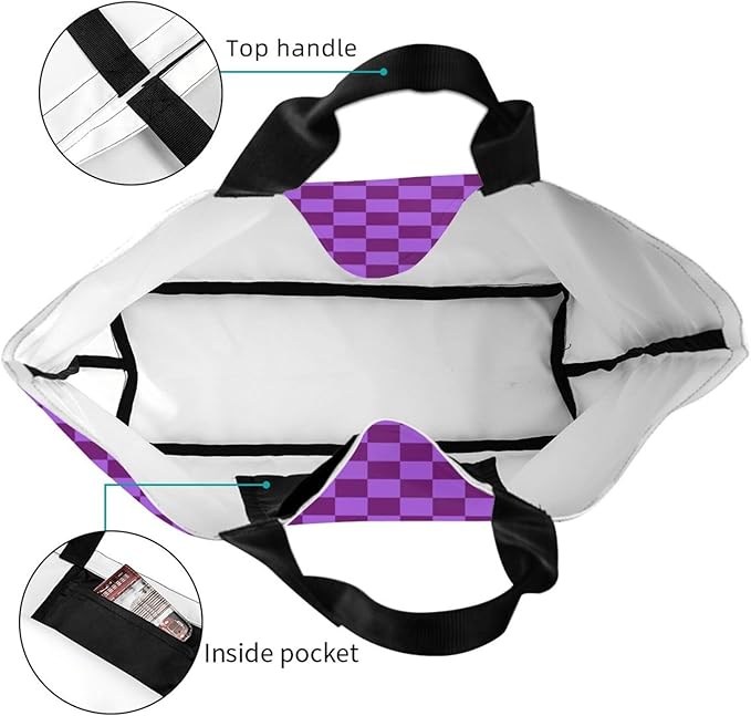 Tote Bag Shoulder Bags for Women Grocery Shopping Bag Reusable Bags Boho-Red Paisley 1