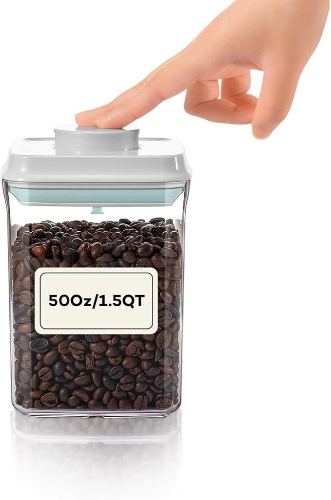 Bop Top | Airtight Meal Prep Containers with Lids | Food Storage Container Sets | Snack and Overnight Oats Fridge Organizer | Pantry and Kitchen Organization