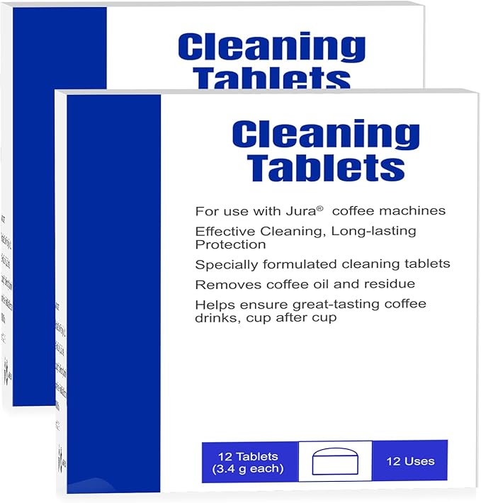 Cleaning Tablets Compatible with Jura Cleaning Tablets (24 Count)