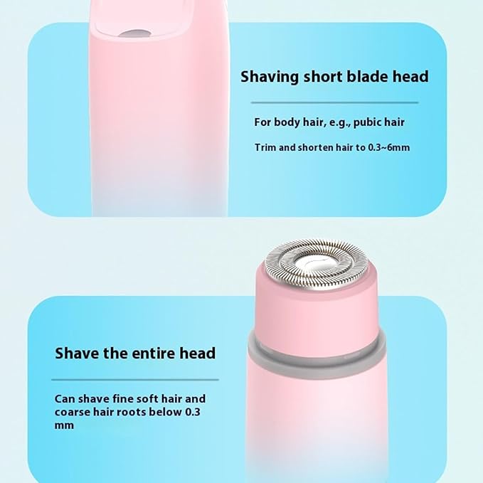 Women Body Hair Trimmer - Waterproof Wet Dry Electric Razor, Rechargeable Electric Grooming Tool, Razor For Smooth Skin | Bikini Line Shaver, Cordless Personal Care Shaving Accessory, Underarm Trimmer