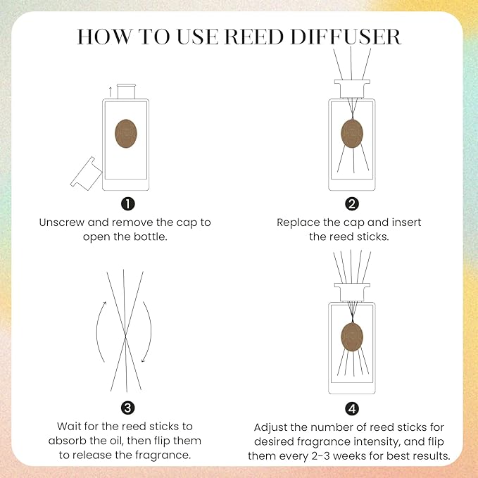 M&SENSE 10.14 oz Large Reed Diffuser Set | Evergreen Pine Scent Oil Diffuser with Sticks | Hotel Collection Non-Toxic Essential Oil |for Bedroom Bathroom Living Room