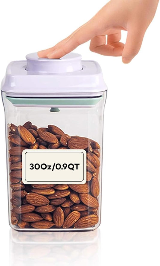 Bop Top | Airtight Meal Prep Containers with Lids | Food Storage Container Sets | Snack and Overnight Oats Fridge Organizer | Pantry and Kitchen Organization