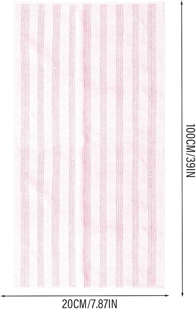 Bathroom Bath Towel, Soft Scrubber, Quick Dry Absorbent Fabric, Long Handle Back Scrub, Personal Care Tool for Shower Tub Sauna Home Daily Family Women Friends