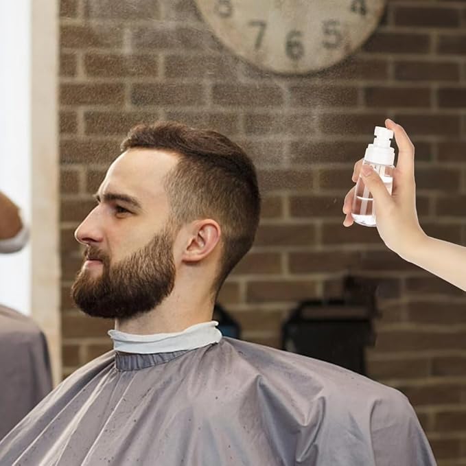 3pack Small Spray Bottle, 2oz Mini Spray Bottles, Clear Empty Travel Spray Bottle, Fine Mist Plastic Spray Bottles