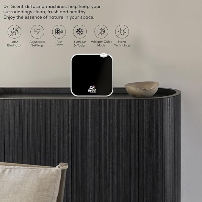 Dr Scent Essential Oil Diffuser Machine Mini (Black)