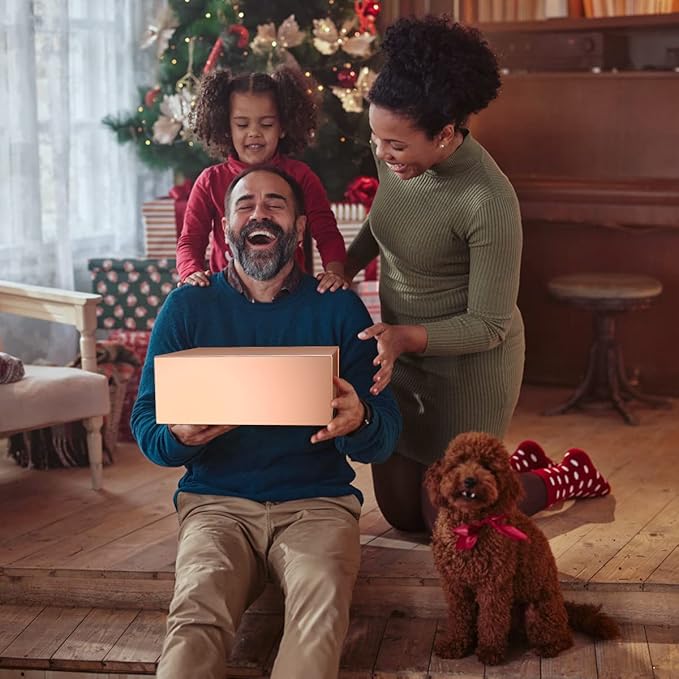 Gift Boxes 12"x6"x4" with Magnetic Closure Lid Gift Boxes for Presents,Bridesmaid Gifts Box,Cute Box,Luxury for Gift Packaging, Magnetic Gift Box for Wrapping Gifts (Rose Gold/5PCS)