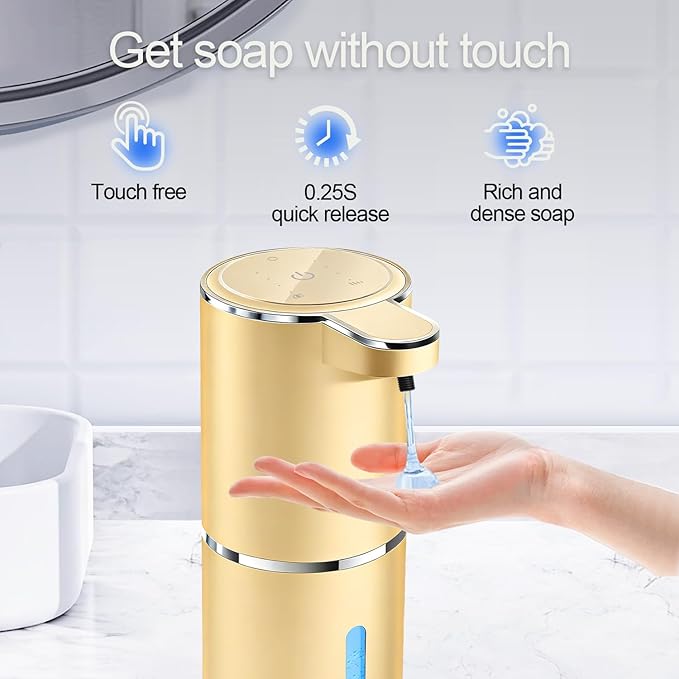 Automatic Liquid Soap Dispenser Bathroom Kitchen Dish Liquid Body Shampoo Shower Gel Hand Free Liquid Wall Mount Touchless Soap Dispenser 380ml Auto Liquid Dispenser Sylfu