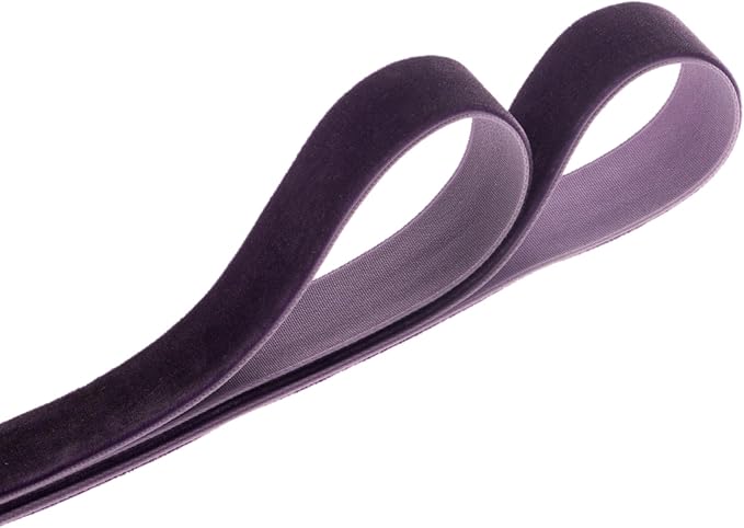 Vintage Purple Velvet Ribbon, 1 Inch X 25Yd