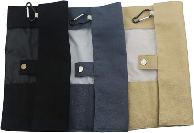 Gugrida Luxury Rainbow Matte Portable 18/10 Stainless Steel Travel Flatware Sets of 7 Portable Camping Cutlery Set, Healthy & Eco-Friendly Flatware Set with Carrying Case for Travel or Camping