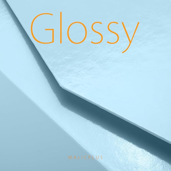 Gift Box with Lid 9x9x3.4 Inches, Blue Bridesmaids Proposal Box with Magnetic Closure for All Occasion (Glossy Blue)