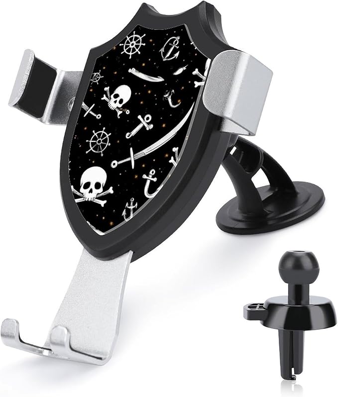 Men's Phone Holders Universal Hands Free Automobile Cell Phone Holder Nautical Anchor Pirate Skulls