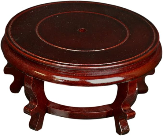 Wooden Fishbowl Display Vase Pot Planter Stand Plant Pot Display Stand (14.00)