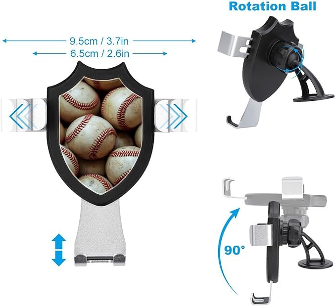 Phone Holders Phone Stand Cell Phone Car Mount Hands Free Automobile Holder Old Vintage Baseball
