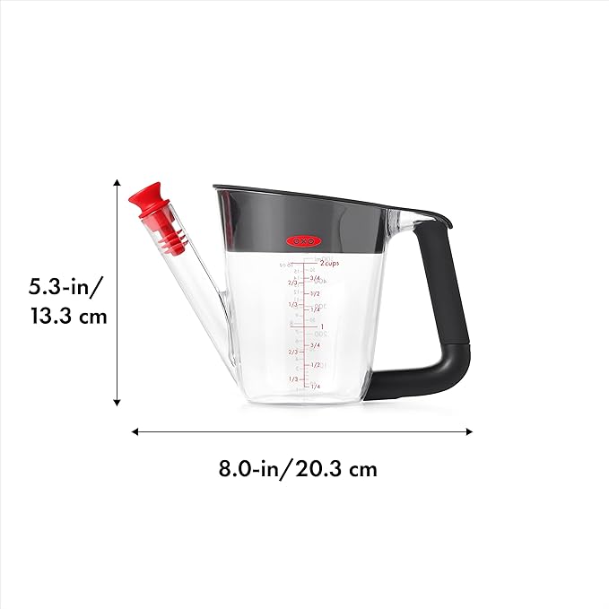 OXO Good Grips 4 Cup Fat Separator, Clear
