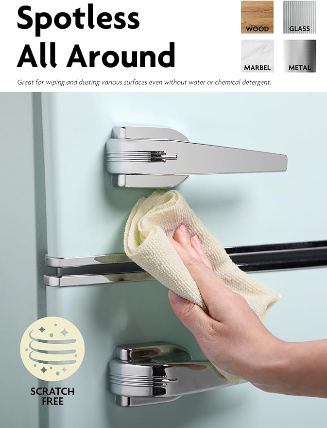 Fantasticlean Microfiber Cleaning Cloth Roll -75 Pack, Tear Away Microfiber Towels, 12" x 12", Reusable, Washable, Scratch Free, Ultra Absorbent Dishcloth for Home Supplies, Car, Pet, Kitchen (Beige)