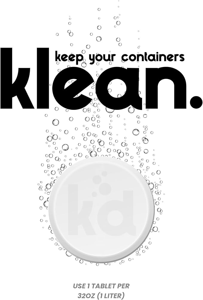 30 Cleaning Tablets – NSF Certified Safe, Eco-Friendly, Clean Stainless Steel, Tumbler, Insulated, Plastic and Reusable Water Bottles, Protein Shaker – Remove Odors and Stains, No Scrubbing