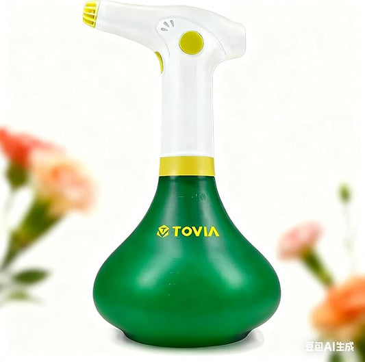 T TOVIA: Garden Sprayer 1 Liter Battery Spray Bottle Powered Electric, Rechargeable, Portable Garden and Plant Sprayer, Mister, for Outdoor and Indoor Plants,Cleans and Gardens, Handheld Powered
