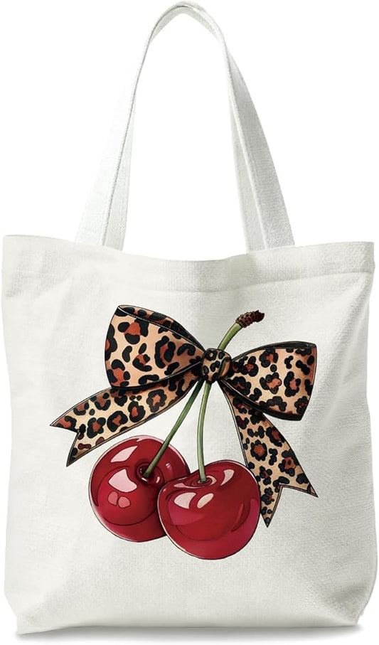 Leopard Print Tote Bags, Tote Bags for Women, Gife for Waoman, Reusable Shopping Bags