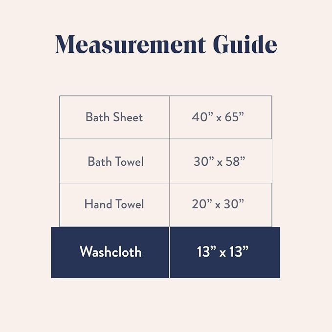 Brooklinen Super-Plush Turkish Cotton Washcloths Set of 2 Cotton, 820 GSM, Highly Absorbent, Machine Washable, Perfect for Home & Bathroom (13" x 13", Marled Black)