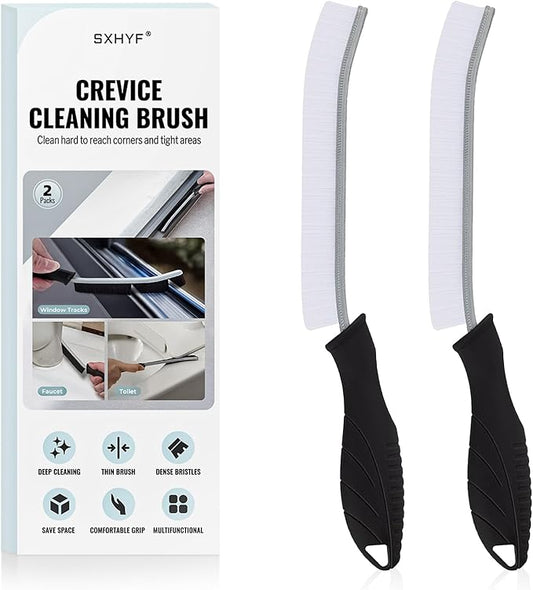 SXhyf Cleaning Brush - Hard Bristle Crevice Cleaning Brush, Multifunctional Gap Scrub Brush, Kitchen Essentials, Bathroom Cleaner Tools for Household Use, Home, Window, Toilet, Stove
