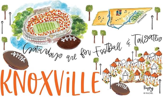 Swig Life 24oz Party Cup, Stackable Insulated Travel Coffee Tumbler with EZ Slider Lid, Cup Holder Friendly, Stainless Steel 24 oz Tumbler, Reusable Coffee Mug (Saturdays in Knoxville)