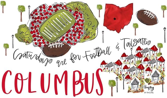 Swig Life 12oz Insulated Tumbler, Travel Coffee Tumbler with Lid, Cup Holder Friendly Travel Coffee Mug, Stainless Steel, 12 oz Reusable Insulated Coffee Mug (Saturdays in Columbus)