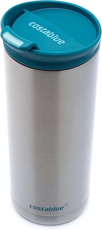 Travel Coffee Mug - 16 Oz. Stainless Steel Insulated Coffee Mug, Leak Proof Tumbler w/Dishwasher Safe Lid, Double Wall Travel Coffee Cup, Reusable Insulated Tumbler for Hot & Cold Beverages