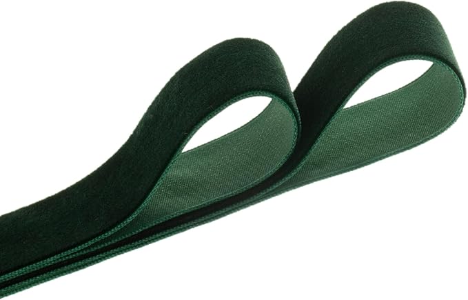Vintage Hunter Green Velvet Ribbon, 1 Inch X 25Yd