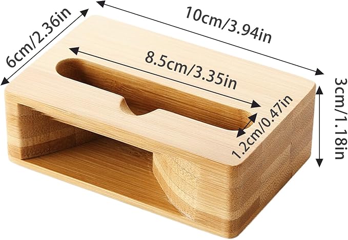 Wooden Phone Holder Speaker - Stylish Desktop Mobile Stand, Wooden Phone Holder for, Hands-Free Viewing Comfort, Easy to Use Foldable Design, Phones Accessory Tool, Audio Amplifier Accessory