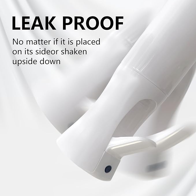 Spray Bottle for Hair Continuous Ultra Fine Mist (300ml) 360° Multi Spray Bottle for Plants, Cleaning, Skin Care Leakproof & Durable 2 Pack