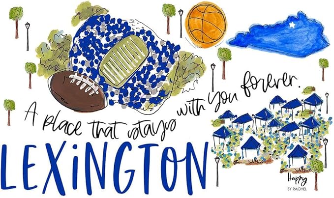 Swig Life 24oz Party Cup, Stackable Insulated Travel Coffee Tumbler with EZ Slider Lid, Cup Holder Friendly, Stainless Steel 24 oz Tumbler, Reusable Mug (Saturdays In Lexington)