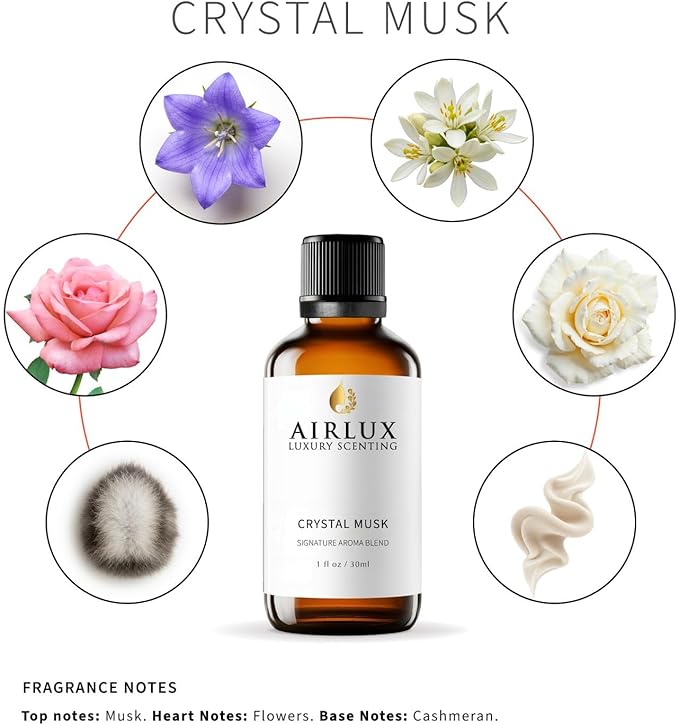 Signature Aroma Oil No. 282 Rose Angels – Champagne, Litchi, Red Berries – Aroma Oil for Cold Air & Waterless Diffusers and DIY Crafts – 30 mL, 1.0 fl oz Glass Bottle