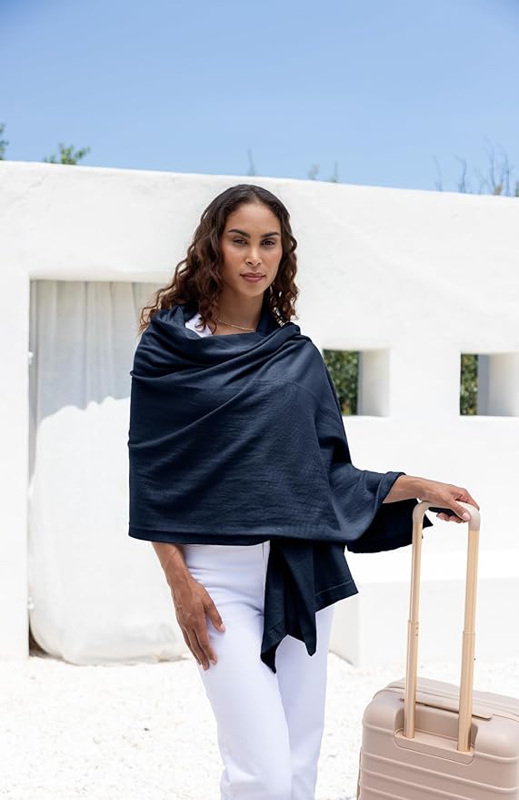 zestt Dreamsoft Travel Scarf, Wrap and Shawl for Women, Organic Cotton