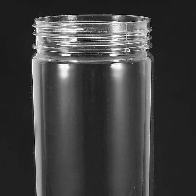 Angoily 3Pcs Transparent PET Round Kitchen Canisters with Sealing Lids Food Storage Containers for Grain Pasta Flour Cereal Food Storage Organization