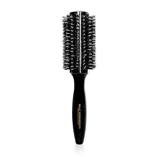 SALLY HERSHBERGER Large Round Brush for Men & Women - Premium, Salon-Tested, Volumizing & Smoothing Barrel Hair Brush - For Styling and Blow Drying Thick Through Fine Hair - Boar Bristle Design - 1 pc