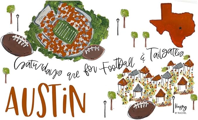 Swig Life 32oz Straw Tumbler, Travel Coffee Tumbler with Lid, Cup Holder Friendly Travel Coffee Mug, Stainless Steel, 32 oz Reusable Insulated Coffee Mug (Saturdays In Austin)