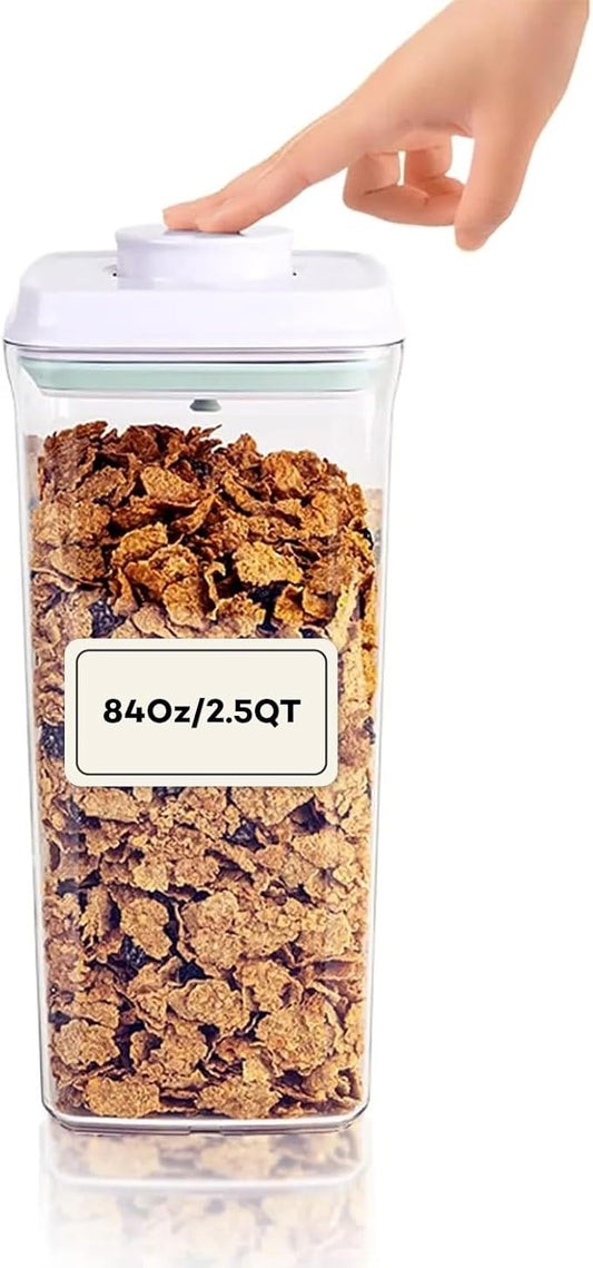 Bop Top | Airtight Meal Prep Containers with Lids | Food Storage Container Sets | Snack and Overnight Oats Fridge Organizer | Pantry and Kitchen Organization