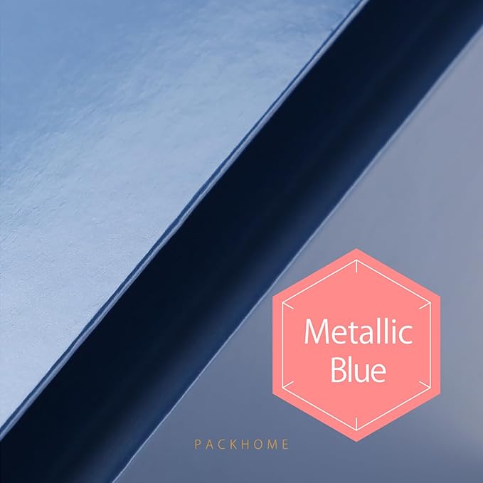 PACKHOME Gift Box 11.5x8x2.5 Inches, Sturdy Shirt Box with Magnetic Lid for Multiple Occasions (Glossy Blue)