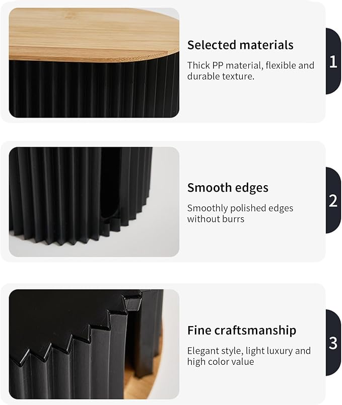 Cable Management Box, Safe Cord Organizer for Desk, Wire Storage Box with Extension Hiders, Tidy Desktop Solution, Cable Holder for Study Room, Living Room, Bedroom, Offices