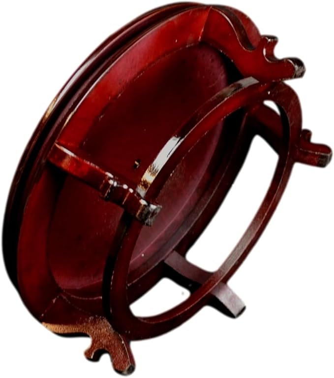 Wooden Fishbowl Display Vase Pot Planter Stand Plant Pot Display Stand (6)