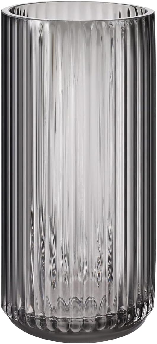 BUICCE Hand Blown Glass Flower Vase for Farmhouse Decor,Round Vintage Foding Bottles for Kitchen Dining Table Cafe Home Shelf Wedding Centerpiece.