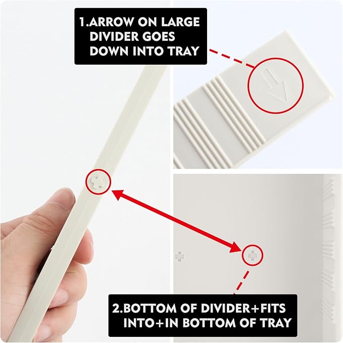 Fu Store Silverware Drawer Organizer DIY Customize Expandable Utensil Tray for Kitchen Upgraded Flatware Cutlery Holders Adjustable Plastic Tableware Storage for Spatula Spoons Forks Knives (Green)