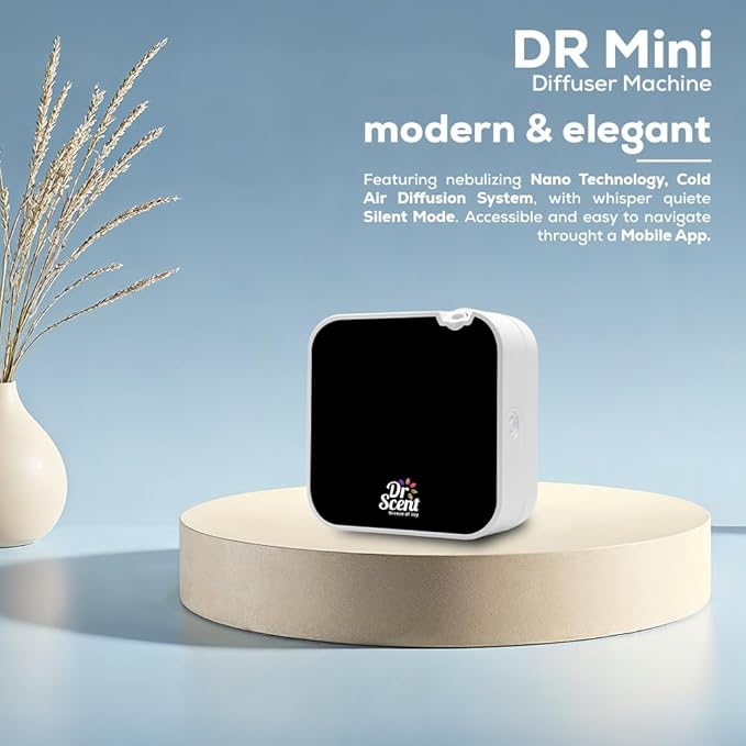 Dr Scent Essential Oil Diffuser Machine Mini (Black)