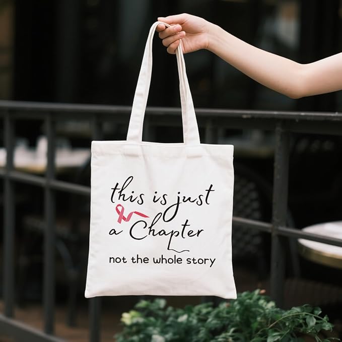 Canvas Tote Bag for Women, This Is Just a Chapter Not The Whole Story Shoulder Bags, Casual Canvas Totes for Work Traveling, Christmas Gifts to Friends and Family