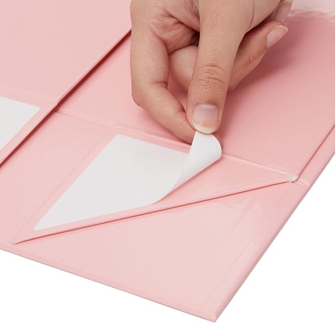 Stockroom Plus Jewelry Gift Box Set - 6-Pack, 9.5 x 7 x 4 In, Pink Magnetic Lids - Bulk Boxes for Bridesmaid Proposals, Wedding & Birthday Surprises