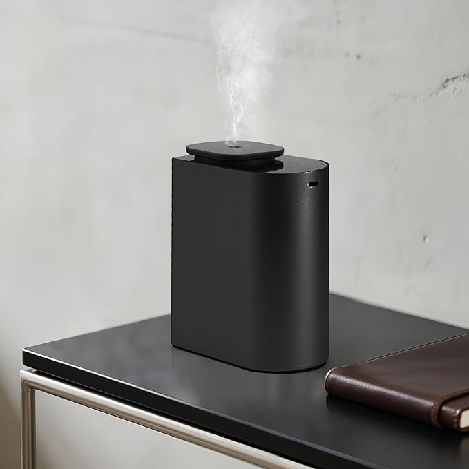 Waterless Essential Oil Diffuser，4000 mAh Large Battery, 100ml Capacity, Suitable for Hotels, Large Rooms, Offices, bedrooms，Aluminum Alloy Desktop Scent Diffuser，Covers 1000 Sq.Ft