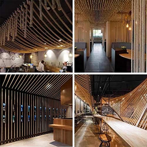 10mm Jute Rope 32Feet Burlap Twine Natural Thick Strong Hemp Cord for Arts Crafts DIY Decoration Gift Wrapping…