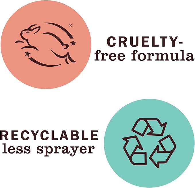 MRS. MEYER'S CLEAN DAY Room and Air Freshener Spray, Non-Aerosol Spray Bottle Infused with Essential Oils, Lemon Verbena, 8 fl. oz - Pack of 3