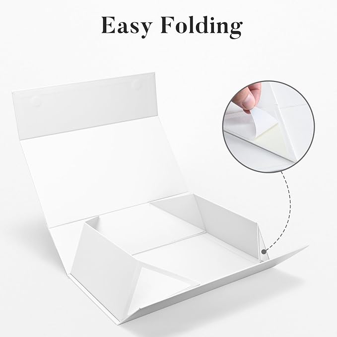 LIFELUM Large Gift Box 14"x8.5"x4.5" Christmas Gift Boxes with Lids for Presents for Anniversary Wedding Proposal Birthday Gift boxes with Shredded Filler Card Ribbon